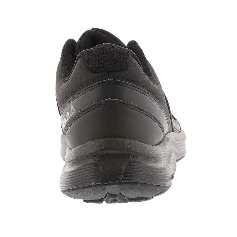 REEBOK MEN'S WALK ULTRA 6 DMX MAX ATHLETIC SHOE, BLACK/ALLOY, 9.5 2E US